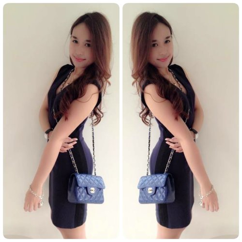 My Stylish Slim look #AcerLiquidJade #ClozetteID

I wore Mango Body Concious dress with the dark blue colors and Blue Chanel sling bag.
