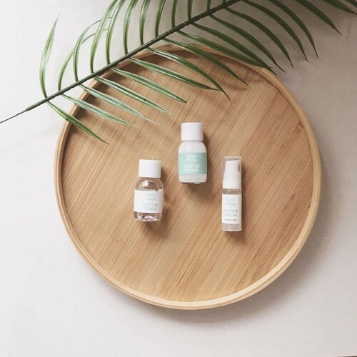 Baru aja belakangan ini cobain si Soothe Bamboo Mini Kit. Rasanya? Seger banget. Fresh gitu. Dari ketiga rangkaian skincare Korea ini favorit gue adalah si toner dengan low ph yang rasanya tuh moisturise kulit banget dan fresh. Serum sama Lotionnya juga cukup cocok di kulit gue yang oily. Gak bikin tambah berminya selama pemakaian, dan lotionnya cukup cepat menyerap. Udah ada yg pernah cobain belum?-@charis_celeb #skincarejunkie #beautybloggerindonesia #clozetteid