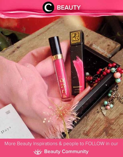 New local lip cream brand alert! Say hello to FRND Cosmetics and their bold yet lovely shades. Simak Beauty Update ala clozetters lainnya hari ini di Beauty Community. Image shared by Clozetter @arhazahra. Yuk, share juga beauty product favoritmu bersama Clozette