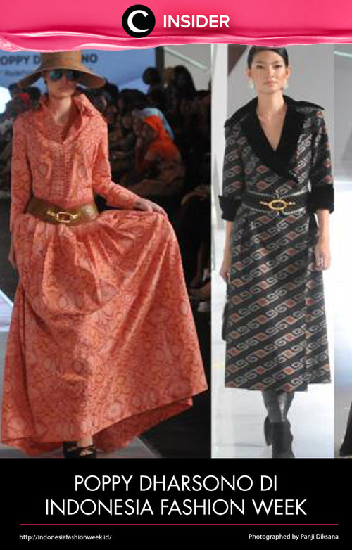 Kilas balik: Poppy Dharsono "Redefining Bali Heritage di Indonesia Fashion Week 2015. Yuk lihat ulasannya di sini http://bit.ly/20Wp1Jc. Simak juga artikel menarik lainnya di http://bit.ly/ClozetteInsider