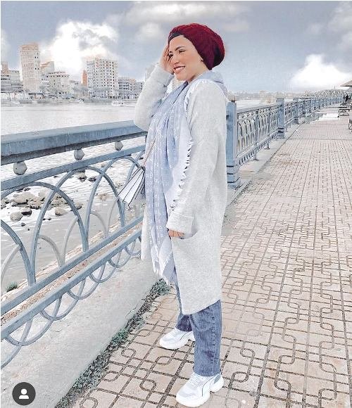 Winter stylish chic hijab styles | | Just Trendy Girls