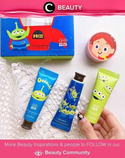 HELPPP! Innisfree knew that cute packaging is our weakness and they produced these super cute limited edition Toy Story collection! Simak Beauty Update ala clozetters lainnya hari ini di Beauty Community. Image shared by Clozette Ambassador @steviiewong. Yuk, share juga beauty product favorit kamu bersama Clozette. 