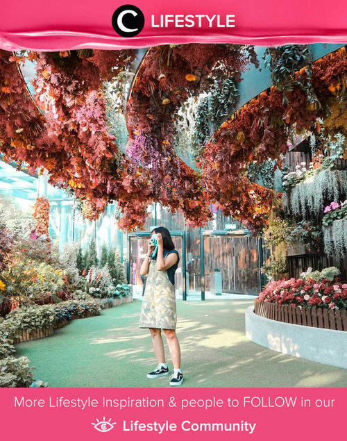 Another must visit spot in Gardens by the Bay, Singapore: The thematic attraction Floral Fantasy which creates a dream-like experience for the visitors. Image shared by Clozetter @dsherlytha. Simak Lifestyle Update ala clozetters lainnya hari ini di Lifestyle Community. Yuk, share momen favoritmu bersama Clozette.
