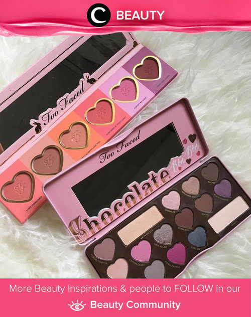  Currently can't stop to dressing eyes with this lovely eyeshadow from Too Faced. Simak Beauty Updates ala clozetters lainnya hari ini di Beauty Community. Image shared by Star Clozetter: hildaharjadi. Yuk, share beauty product andalan kamu.