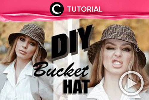 Ingin membuat bucket hat-mu sendiri? Coba ikuti tutorial sederhana berikut, Clozetters: http://bit.ly/39gOqsl. Video ini di-share kembali oleh Clozetter @zahirazahra. Lihat juga tutorial lainnya di Tutorial Section.