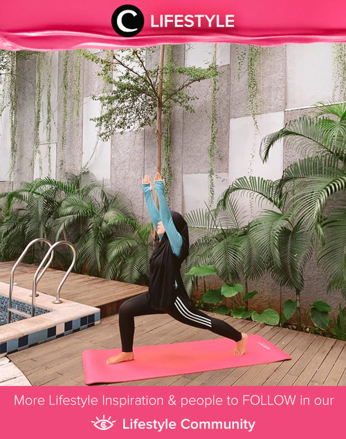 Clozette Ambassador @fazkyazalicka sedang membiasakan diri kembali aktif yoga untuk punggung yang lebih sehat. Kalau kamu, akhir-akhir ini sedang mendalami apa, Clozetters? Simak Lifestyle Update ala clozetters lainnya hari ini di Lifestyle Community. Yuk, share momen favoritmu bersama Clozette. 
