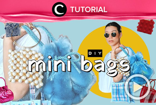 Make your own mini bag at home! Check this tutorial: https://bit.ly/3lPRjHq. Video ini di-share kembali oleh Clozetter @ranialda. Intip juga tutorial lainnya di Tutorial Section.
