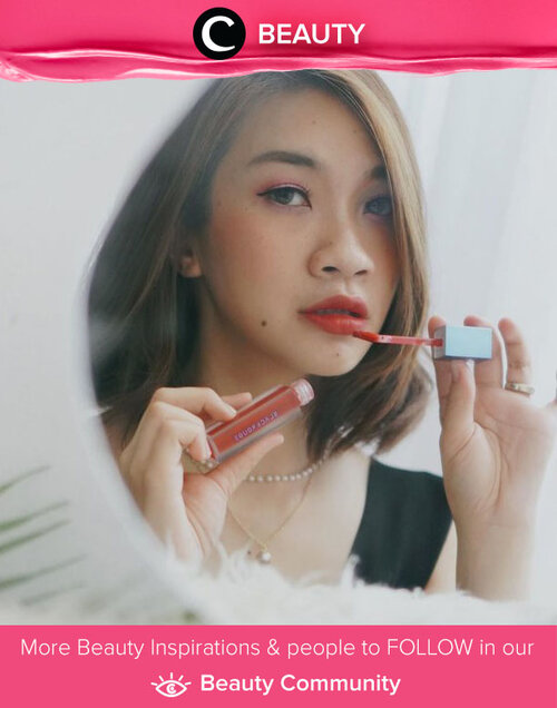 Say hello to the new Clozette Ambassador @shanty_huang's favorite lip product: Black Rouge Air Fit Velvet Tint in shade A29 Pink Hibiscus Garden. Simak Beauty Update ala clozetters lainnya hari ini di Beauty Community. Yuk, share produk favorit dan makeup look kamu bersama Clozette.