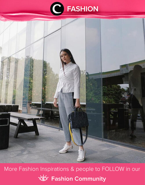 
Sleek and chic with side stripes gray plaid pants. Simak Fashion Update ala clozetters lainnya hari ini di Fashion Community. Image shared by Star Clozetter: @pinapina. Yuk, share outfit favorit kamu bersama Clozette.