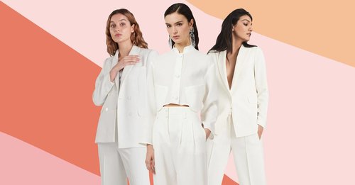 17 of the best super chic wedding suits for women, if a dress isn't really your vibe