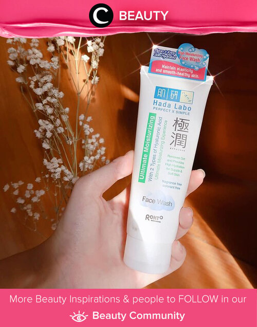 Apa face wash andalanmu, Clozetters? Kalau Clozetter @ellyzabeth sudah sejak lama menobatkan Hada Labo Gokujyun Face Wash menjadi holy grail-nya. Teksturnya yang halus, gentle pada kulit, dan tidak memberikan efek tertarik pada wajah membuat produk ini aman untuk semua jenis kulit dan memberikan efek memlembapkan. Beauty Update ala clozetters lainnya hari ini di Beauty Community. Yuk, share produk favorit dan makeup look kamu bersama Clozette.