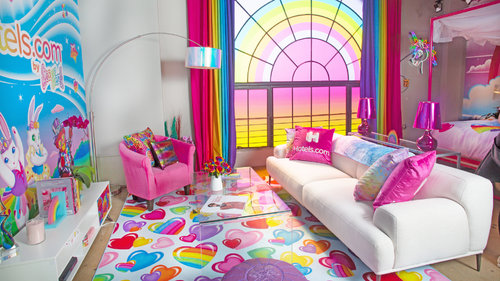 OMFG, You Can Stay in a Lisa Frank Hotel Room and Finally Live Out Your ’90s Rainbow Dreams