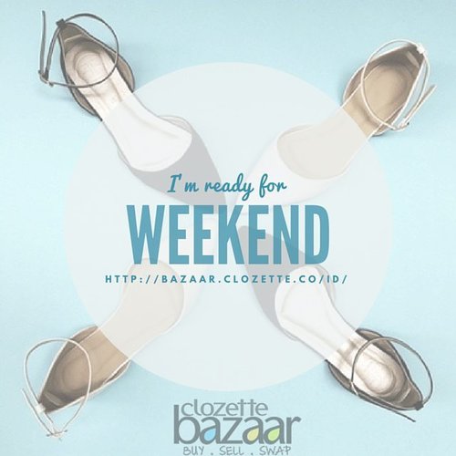 Nice shoes on weekend IS A MUST! Buy at #ClozetteBazaar --> bit.ly/bazaarshoes 
#ClozetteID #ClozetteBazaar #shoes #shoeaddict #instafashion #onlineshopping