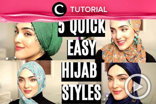 Selalu ada cara untuk tampil stylish dengan hijab. Intip tutorialnya di: http://bit.ly/2pynYJc. Video ini di-share kembali oleh Clozetter @salsawibowo. Intip juga tutorial updates lainnya di Tutorial Section.