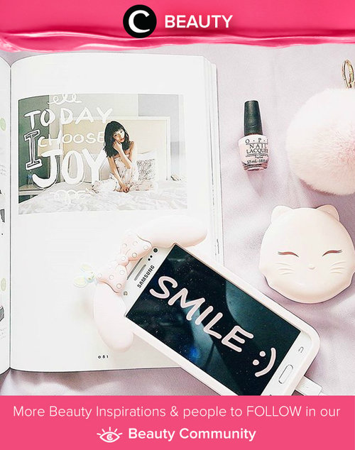  Le'ts smile and enjoy your day! If you need to relax your mind, try to add pastel colors on your nails. Simak Beauty Updates ala clozetters lainnya hari ini di Beauty Community. Image shared by Clozetter: monicadnj. Yuk, share beauty product andalan kamu bersama Clozette.