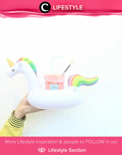 Unicorn drink for refresh your day. Simak Lifestyle Updates ala clozetters lainnya hari ini di Lifestyle Section. Image shared by Star Clozetter @rimasuwarjono. Yuk, share momen favorit kamu bersama Clozette.