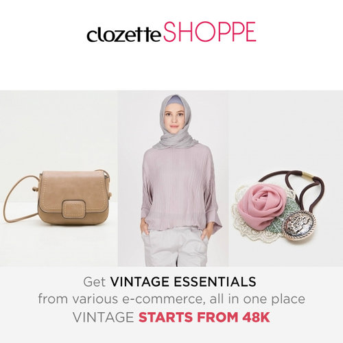 Vintage memang klasik, tapi tidak membuat kamu terlihat ketinggalan zaman. Belanja outfit vintage favorit dari berbagai e-commerce site MULAI 48K via #ClozetteSHOPPE!
http://bit.ly/292vaDN