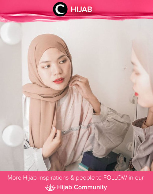 Friday in neutral color ala Clozetter @cicidesri. What about you, Clozetters? Simak inspirasi gaya Hijab dari para Clozetters hari ini di Hijab Community. Yuk, share juga gaya hijab andalan kamu.