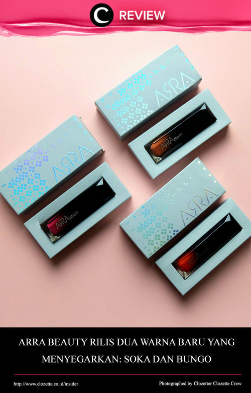 Brand Lip matte anti-agiing ARRA Beauty meluncurkan dua warna baru yang cantik & fresh! Yuk, simak review-nya dii: http://bit.ly/339B1PG. Untuk kamu yang sudah mencoba kedua shade ini, share juga pendapatmu melalui kolom Comment, ya!