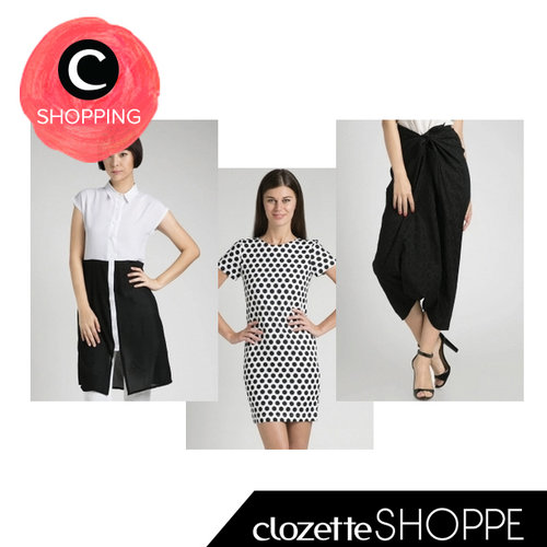 Mau pilih pakaian dengan warna yang 'aman' untuk segala aktivitas? http://bit.ly/1lLd5ML --> Black & white tidak pernah salah :) Apalagi dengan model dan motifnya bervariasi, seperti yang bisa kamu BELI di #ClozetteSHOPPE ini. 