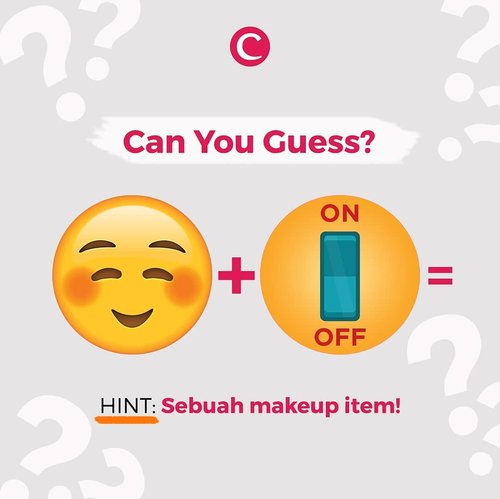 Hi Clozetters, main tebak gambar yuk!Dari hint yang sudah kita berikan, kira-kira kamu bisa menebak makeup item yang dimaksud ngga nih?Tulis jawabanmu di kolom komentar ya!#ClozetteID #TriviaClozetteID #trivia