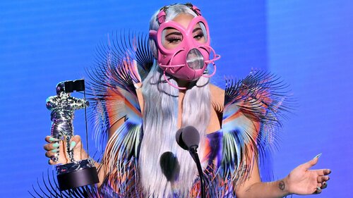 Lady Gaga Kicks Off the VMAs in Social Distancing-Appropriate Couture