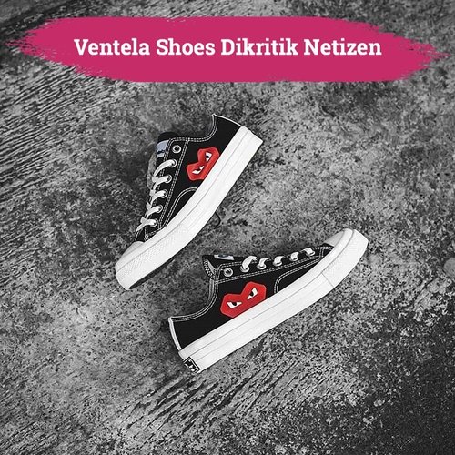 Sneakers asal Indonesia, Ventela Shoes, dikritik netizen lantaran desainnya yang hampir serupa dengan Converse x CDG. Selain itu, gambar mata di logo hati yang ada di sepatu tersebut juga digadang-gadang mengikuti desain dari brand Fendi. Bagaimana menurutmu, Clozetters? Apakah Ventela Shoes mengikuti desain brand luar atau tidak?
.
📷 @sepatu_onlineee
#ClozetteID #ventelashoes