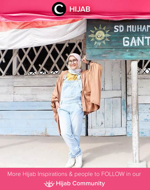 Casual and colorful style ala Clozetter @Ellynurul. Simak inspirasi gaya Hijab dari para Clozetters hari ini di Hijab Community. Yuk, share juga gaya hijab andalan kamu.