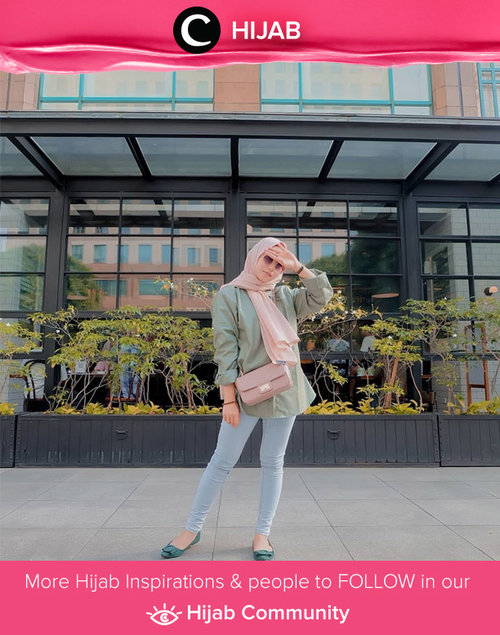 Weekend in pastel-colored outfit, anyone? Image shared by Clozetter @ismahanchrnns. Simak inspirasi gaya Hijab dari para Clozetters hari ini di Hijab Community. Yuk, share juga gaya hijab andalan kamu.