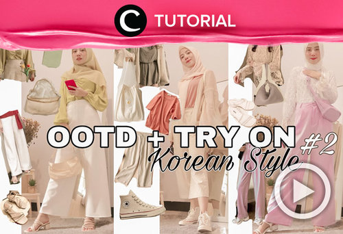 Korean style for Hijab OOTD: https://bit.ly/32gdQFC. Video ini di-share kembali oleh Clozetter @saniaalatas. Lihat juga tutorial lainnya di Tutorial Section.