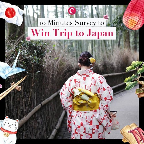 [GIVEAWAY ALERT!]Menangkan sepasang tiket ke Jepang! Bukan hanya itu, ada 10 voucher Traveloka untuk Clozetters yang beruntung, lho. Yuk isi survey 10 menit di sini http://bit.ly/SEATravellersSurvey (link di bio)​.​#ClozetteID