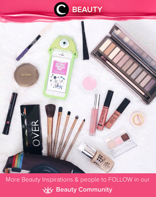 What's inside the make up pouch? Simak Beauty Updates ala clozetters lainnya hari ini di Beauty Community. Image shared by Clozetter: @liltysa. Yuk, share beauty product andalan kamu.