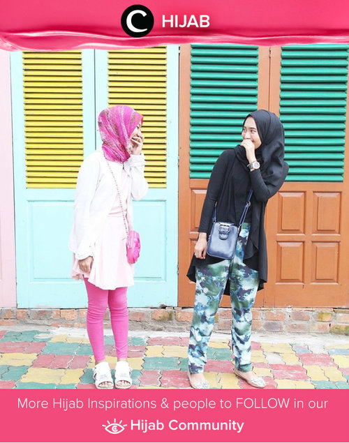 Playful outfit and the background. Simak inspirasi gaya Hijab dari para Clozetters hari ini di Hijab Community. Image shared by Star Clozetter: @rimasuwarjono. Yuk, share juga gaya hijab andalan kamu 