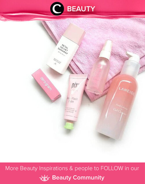 #PinkWednesday with pink beauty products from Laneige, Althea, Pixi, Keep Cool & Romand! Simak Beauty Update ala clozetters lainnya hari ini di Beauty Community. Image shared by Clozetter @Indirawulandari. Yuk, share juga beauty product favorit kamu bersama Clozette.