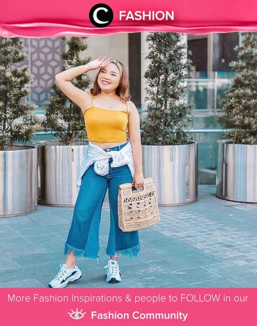 Clozetter @lidyaagustin01's summer essentials: bright tank top and jeans. Simak Fashion Update ala clozetters lainnya hari ini di Fashion Community. Yuk, share outfit favorit kamu bersama Clozette.