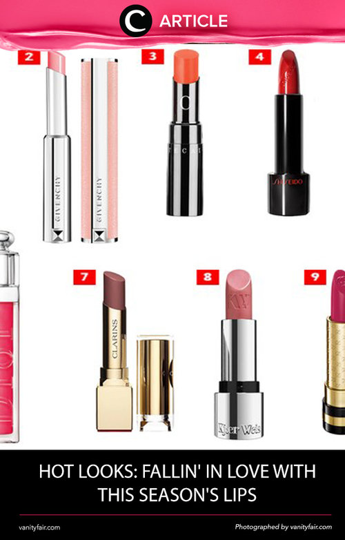 Warna lipstik apa saja sih yang cocok untuk musim gugur yang sejuk dan gloomy? Jawabannya bisa kamu ketahui di artikel ini http://bit.ly/2d9452g. Simak juga artikel menarik lainnya di Article Section pada Clozette App.