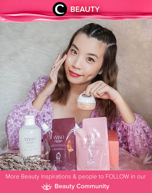 Waso by Shiseido baru saja mengeluarkan 4 produk terbarunya: Beauty Smart Water, Giga Hydrating Rich Cream, Reset Cleanser City Blossom, & Sugary Chic. Sudah ada yang kamu coba? Image shared by Clozette Ambassador @steviiewong. Simak Beauty Update ala clozetters lainnya hari ini di Beauty Community. Yuk, share produk favorit dan makeup look kamu bersama Clozette.  