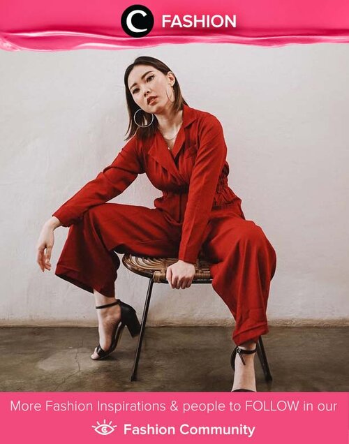 Saturday in red? Why not? Image shared by Clozette Ambassador @yanitasya. Simak Fashion Update ala clozetters lainnya hari ini di Fashion Community. Yuk, share outfit favorit kamu bersama Clozette.