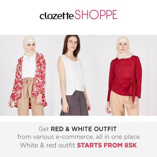 Clozetters, Hari Kemerdekaan Indonesia, 17 Agustus. Sambut Hari Merdeka dengan memakai OOTD merah putih terbaikmu. Belanja outfit bernuansa merah dan putih MULAI 85K via #ClozetteSHOPPE!
http://bit.ly/2dnMl5Z