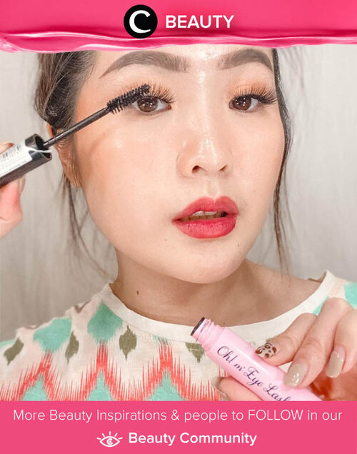 Tampilan bulu mata lentik natural bisa kamu peroleh dengan Etude House Oh M'Eye Lash ini, Clozetters. Spoolie-nya yang tipis juga memudahkanmu untuk mengaplikasikan maskara hingga ke ujung mata. Image shared by Clozette Ambassador @reginabundiarti. Simak Beauty Update ala clozetters lainnya hari ini di Beauty Community. Yuk, share produk favorit dan makeup look kamu bersama Clozette.