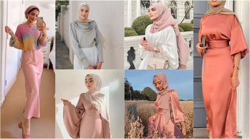 Wearing Silk: 24 Looks That Inspire Us - Hijab Fashion Inspiration