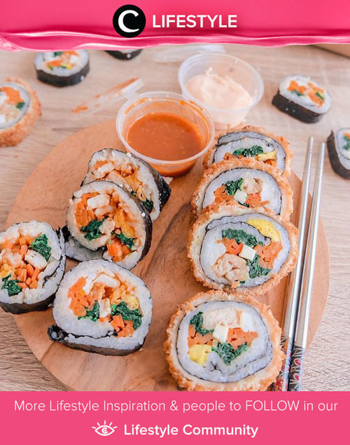 Sushi for dinner, anyone? Image shared by Clozetter @angeliasamodro. Simak Lifestyle Update ala clozetters lainnya hari ini di Lifestyle Community. Yuk, share momen favoritmu bersama Clozette. 