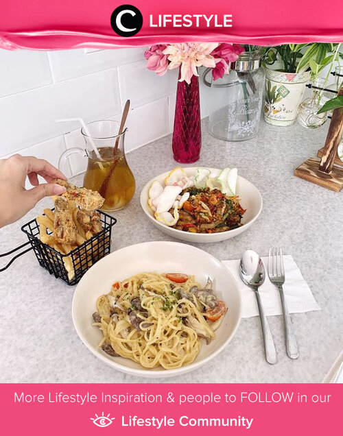 Cozy cafe + delicious food, Billie Kitchen bisa jadi tempat pilihanmu untuk bukber bersama orang terdekat. Selamat berbuka puasa, Clozetters! Simak Lifestyle Updates ala clozetters lainnya hari ini di Lifestyle Community. Image shared by Clozette Ambassador @steviiewong. Yuk, share juga momen favoritmu. 