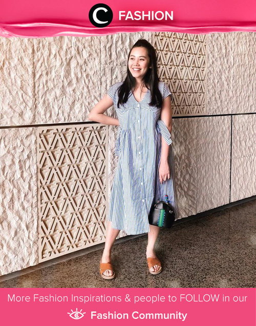 Super comfy, Clozette Ambassador @wynneprasetyo can't stop wearing midi dress, even if it makes her look a little shorter. Well, if it's comfortable and you're confident in it, it will always look good on you! Simak Fashion Update ala clozetters lainnya hari ini di Fashion Community. Yuk, share outfit favorit kamu bersama Clozette.