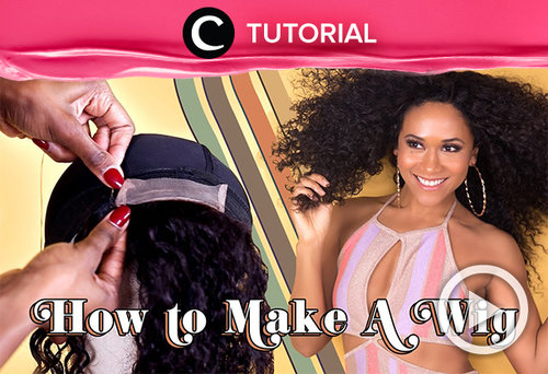 Siapa sangka, kamu bisa membuat wig sendiri di rumah dengan mudah seperti pada video berikut http://bit.ly/2GFbWQX. Video ini di-share kembali oleh Clozetter: @kyriaa. Cek Tutorial Updates lainnya pada Tutorial Section.