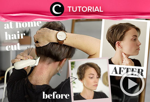 Bagi kamu yang berambut pendek, intip cara memotong rambut sendiri di rumah berikut: https://bit.ly/3uYNRyk. Video ini di-share kembali oleh Clozetter @kamiliasari. Lihat juga tutorial lainnya di Tutorial Section.