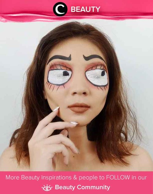 Super creative Corpse Bride makeup by Clozetter @lidyanatalia! Simak Beauty Update ala clozetters lainnya hari ini di Beauty Community. Yuk, share juga beauty look kamu bersama Clozette.