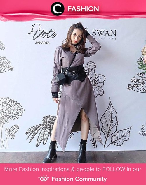 Clozette Ambassador @silviamuryadi shows her edgy look in Surin dress. Simak Fashion Update ala clozetters lainnya hari ini di Fashion Community. Yuk, share outfit favorit kamu bersama Clozette.
