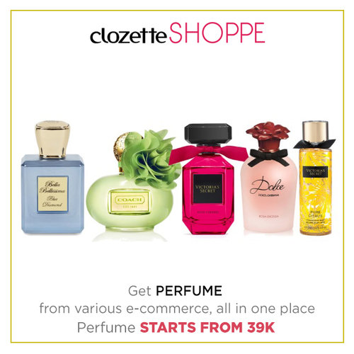 Clozetters, parfum bisa menggambarkan kepribadianmu, lho. Pilih parfum dengan aroma yang sesuai dengan kepribadiammu. Belanja parfum pilihan dari berbagai ecommerce site di bawah 350K via #ClozetteSHOPPE!  http://bit.ly/1U3gKzU