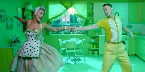 Channing Tatum Shows Off His Dance Moves In Pink's "Beautiful Trauma" Music Video 